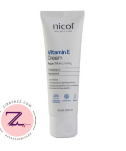کرم مرطوب کننده صورت حاوی ویتامین E نیکول 50 میلی لیتر